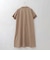 リブジョイントオープンカラーワンピース  [61716372]natural mist