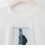 スパンコールガールプリントTシャツ  [30111579]natural mist