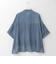 【洗える】デニムシアーオーバーシルエットブラウス  [71213792]natural mist
