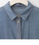 【洗える】デニムシアーオーバーシルエットブラウス  [71213792]natural mist