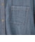 【洗える】デニムシアーオーバーシルエットブラウス  [71213792]natural mist
