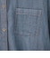 【洗える】デニムシアーオーバーシルエットブラウス  [71213792]natural mist