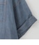 【洗える】デニムシアーオーバーシルエットブラウス  [71213792]natural mist