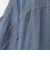 【洗える】デニムシアーオーバーシルエットブラウス  [71213792]natural mist