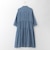 【洗える】バックティアードデニムデザインワンピース  [71216413]natural mist