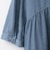 【洗える】バックティアードデニムデザインワンピース  [71216413]natural mist