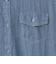 【洗える】バックティアードデニムデザインワンピース  [71216413]natural mist