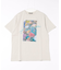 フラワーグラフィックプリントTシャツ