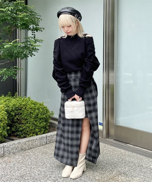 シャーリングカシュニット｜ワンウェイの通販｜&mall（アンド