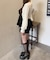ベロアリボンキャミ