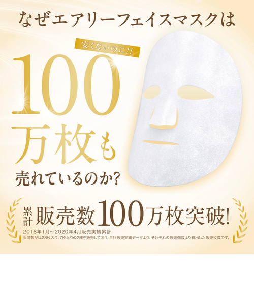 ビューティーフォース エアリー フェイス マスク 28枚入｜アクシージア