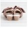 ビッグリボンバックベルトパンプス