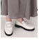 ビジューバックル厚底ローファー