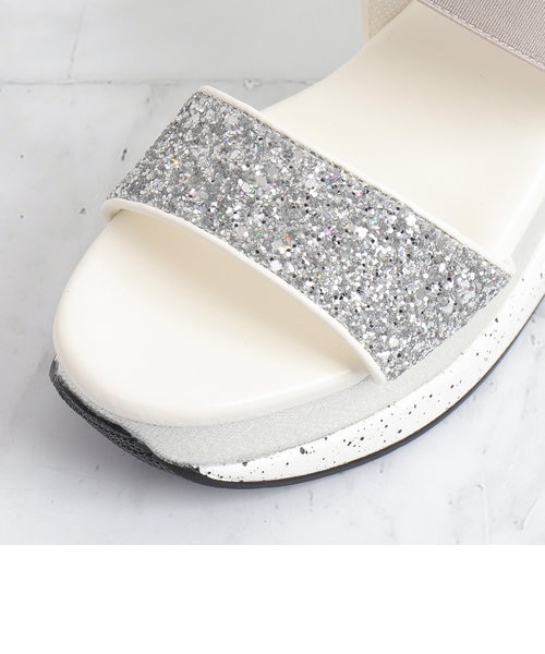 グリッターストラップ厚底スポーツサンダル｜アルテミスバイダイアナの