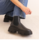 厚底サイドゴアショートブーツ