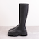 厚底ソールストレッチロングブーツ