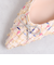 ラインストーンリボン　ツイードパンプス