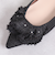 ダブルフリル フラットシューズ