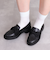 グログランリボン厚底ローファー