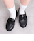 グログランリボン厚底ローファー