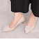 ビジューバックルポインテッドトゥパンプス