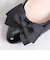 ビッグリボンローヒールパンプス