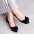 ビッグリボンローヒールパンプス