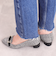 プチリボンローファー風パンプス