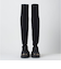 【軽量・撥水加工】ストレッチニット ニーハイブーツ