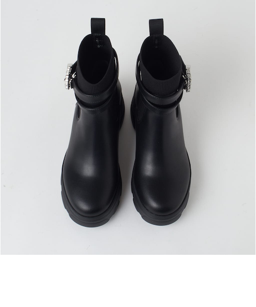 軽量】クリスタルバックル ショートブーツ｜アルテミスバイダイアナの