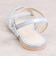 エナメルストラップフラットサンダル