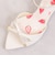 いちご柄中敷き リボンサンダル