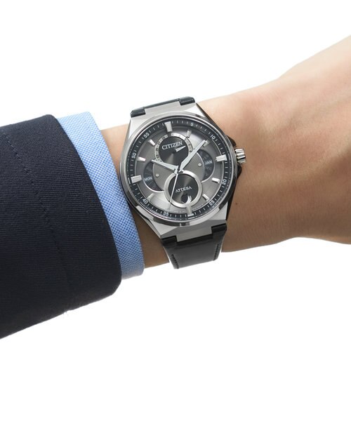 美品 シチズン CITIZEN アテッサ アクトライン ムーンフェイズ 稼働 楽天市場】シチズン アテッサ アクトライン トリプルカレンダー