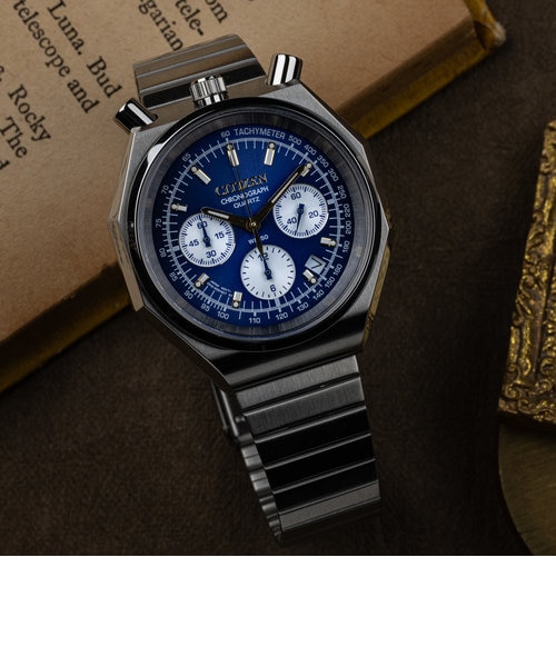 【限定200本】別注 CITIZEN ツノクロノカスタムAN3700-71L RECORD LABEL ツノクロノカスタム｜オンタイム・ムーヴ 公式オンライン