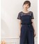 レーストップス＆ビスチェ風セットアップドレス・結婚式ワンピース・お呼ばれパーティードレス