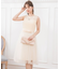 レース×チュールウエストリボンAラインワンピース