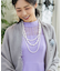 3連フェイクパールネックレス【結婚式】【セレモニー】【パーティー】