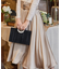 バックルベルトフレアスカート【結婚式】【パーティー】【フォーマル】【セレモニー】