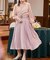 バックルベルトフレアスカート【結婚式】【パーティー】【フォーマル】【セレモニー】