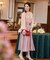 バックルベルトフレアスカート【結婚式】【パーティー】【フォーマル】【セレモニー】