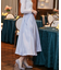 バックルベルトフレアスカート【結婚式】【パーティー】【フォーマル】【セレモニー】
