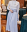 バックルベルトフレアスカート【結婚式】【パーティー】【フォーマル】【セレモニー】
