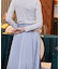バックルベルトフレアスカート【結婚式】【パーティー】【フォーマル】【セレモニー】