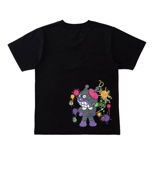 ばいきんまん Tシャツ ばいきんまん だだんだん刺繍シルエットTシャツ大人｜アイテム