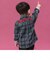 アップリケチェックシャツ
