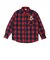 アップリケチェックシャツ大人
