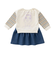 ドキンちゃん コキンちゃん袖花柄ワンピース