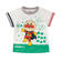 袖折り返しチェックTシャツ