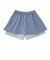 刺繍デニムキュロット
