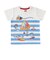 マリン柄ボーダープリントTシャツ